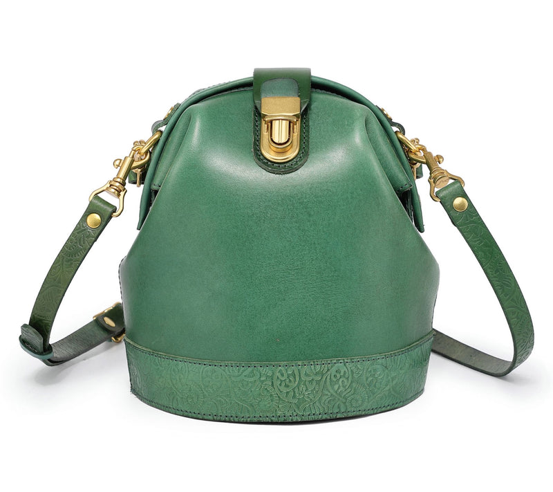 Old Trend Doctor Bucket Leather Bag with Crossbody Strap — View 27