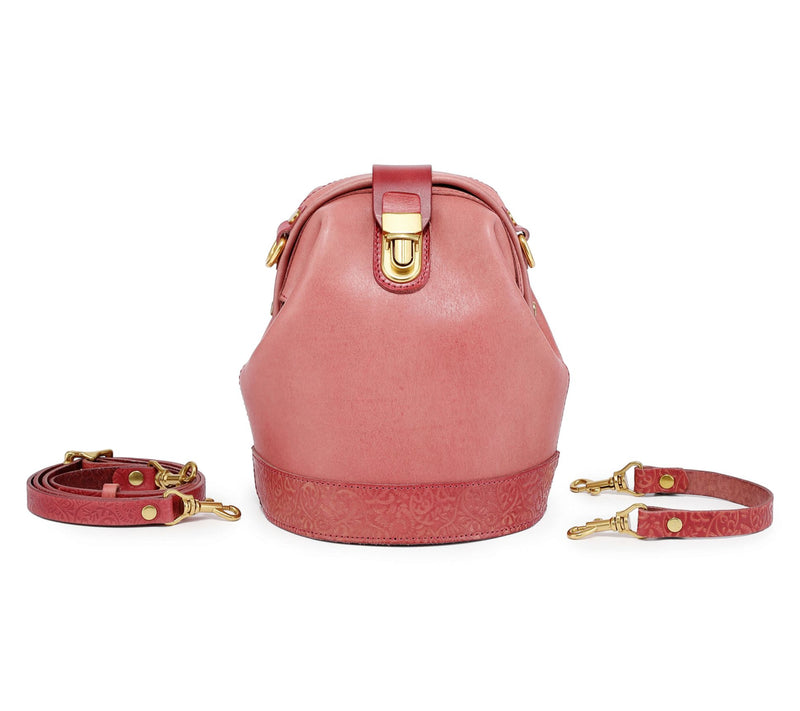 Old Trend Doctor Bucket Leather Bag with Crossbody Strap — View 32