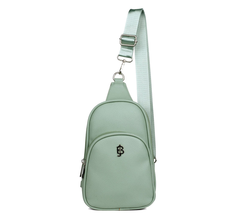 Julia Buxton Vegan Leather Adjustable Sling Bag — Main view