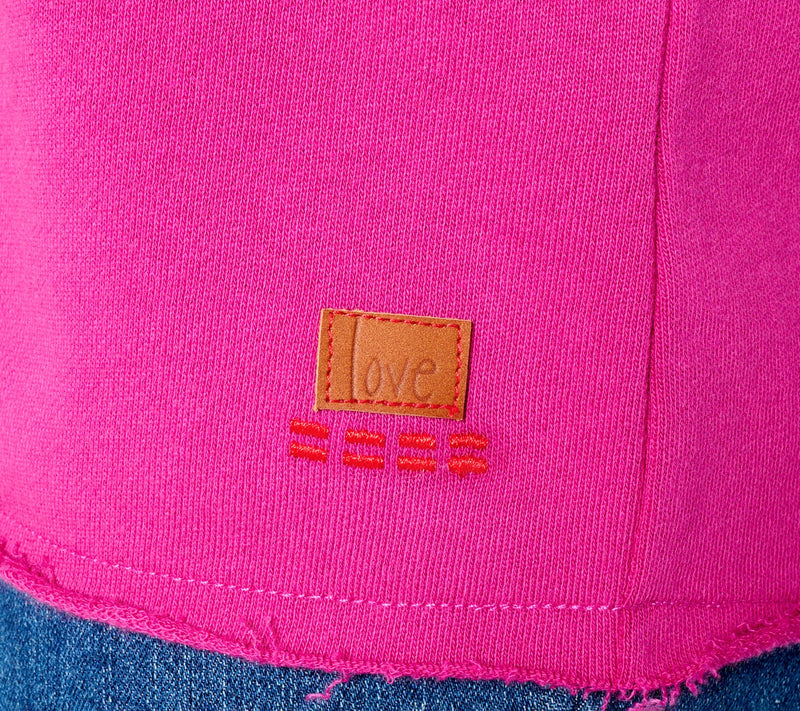 Peace Love World French Terry Crew Neck Pullover — View 6