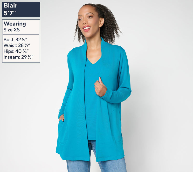 Brandis Dress Out Loud Petite Acquitted Knit Duster Cardigan — View 3