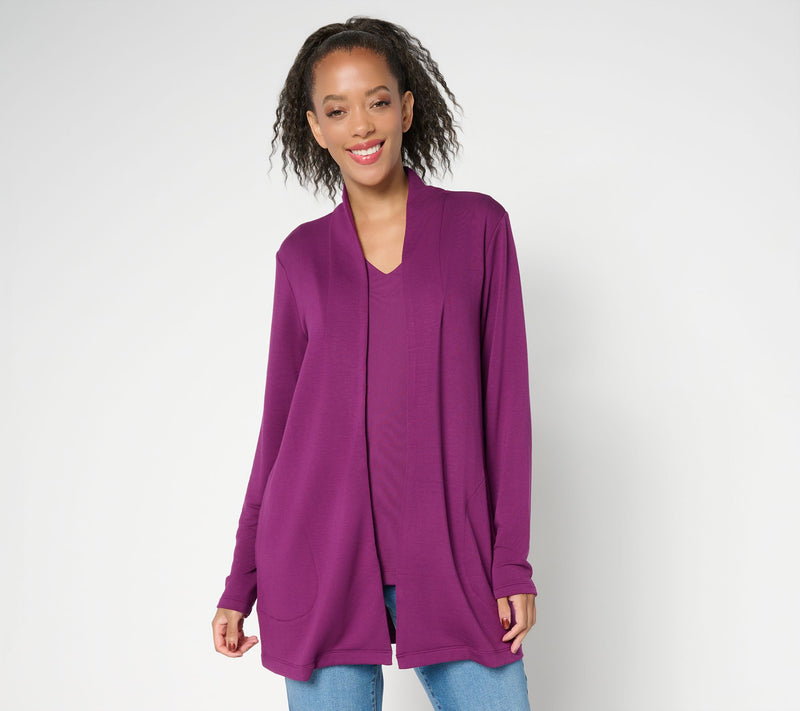 Brandis Dress Out Loud Petite Acquitted Knit Duster Cardigan — View 16