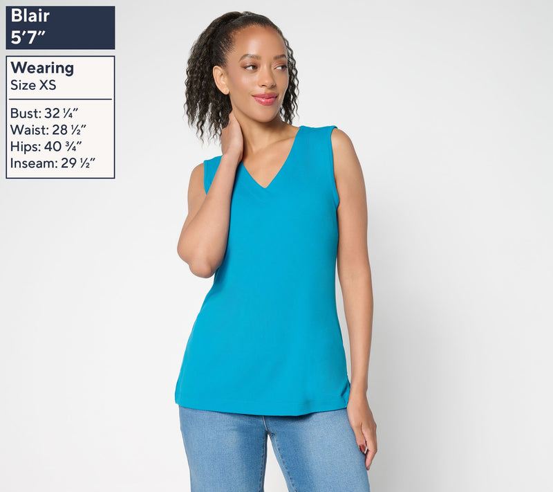 Brandis Dress Out Loud Smooth Criminal V-Neck Tank Top — View 3