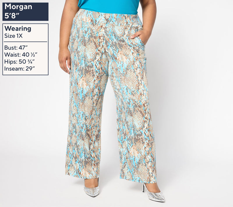 Brandis Dress Out Loud Petite Print or Solid Relaxed Pants — View 10