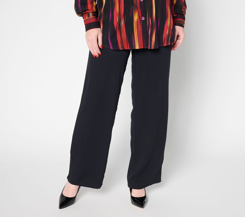 Brandis Dress Out Loud Petite Print or Solid Relaxed Pants — View 9