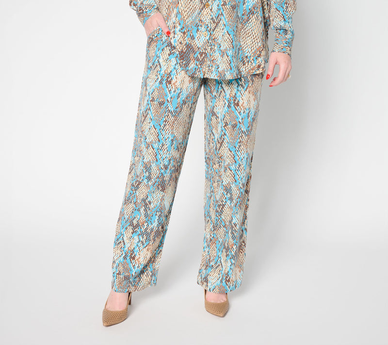 Brandis Dress Out Loud Petite Print or Solid Relaxed Pants — View 7