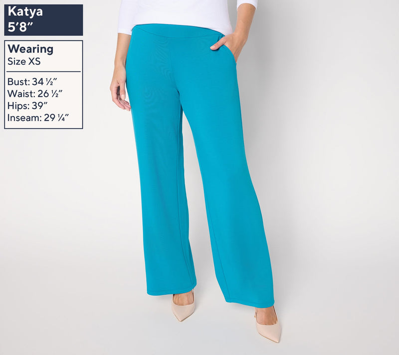 Brandis Dress Out Loud Regular Acquitted Knit Wide Leg Pants — View 3