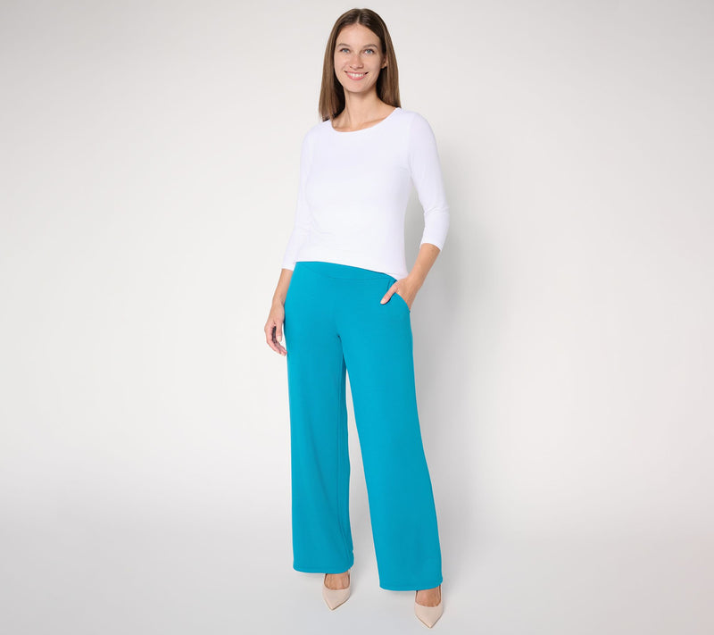 Branids Dress Out Loud Petite Acquitted Knit Wide Leg Pants — View 5