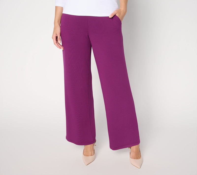 Branids Dress Out Loud Petite Acquitted Knit Wide Leg Pants — View 15