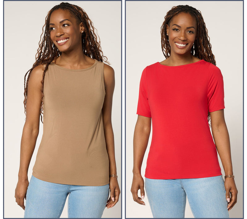Me by Jennie Garth New York 2 Pack Knit Set — View 6
