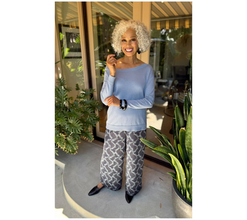 BEAUTIFUL by Lawrence Zarian Off Shoulder Sweater — View 7