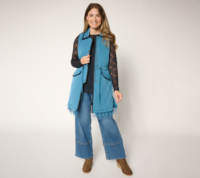 LOGO by Lori Goldstein Petite Sleeveless Vest — View 5