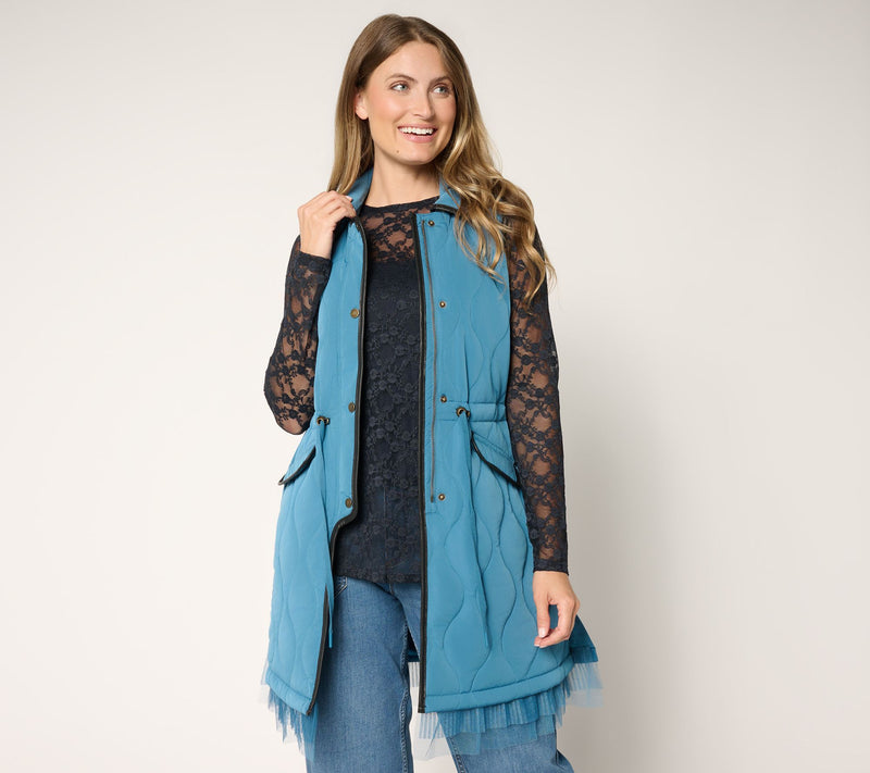 LOGO by Lori Goldstein Petite Sleeveless Vest — Main view