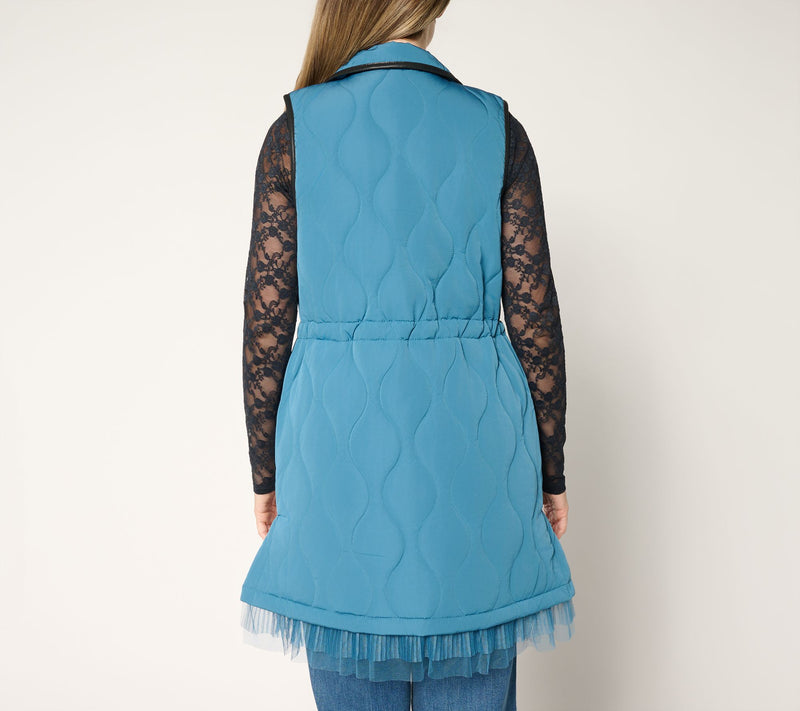 LOGO by Lori Goldstein Petite Sleeveless Vest — View 4
