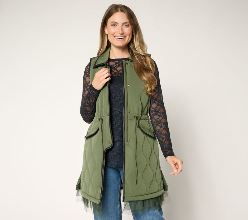 LOGO by Lori Goldstein Petite Sleeveless Vest — View 10