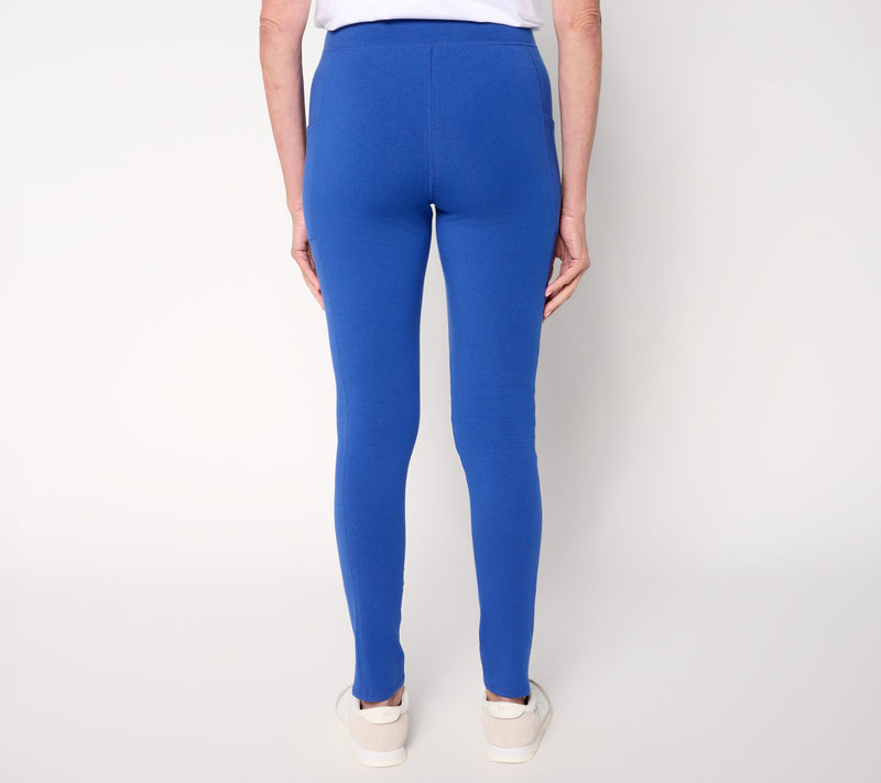 Denim & Co. Active Regular Duo Stretch Slim Leg Pants — View 6