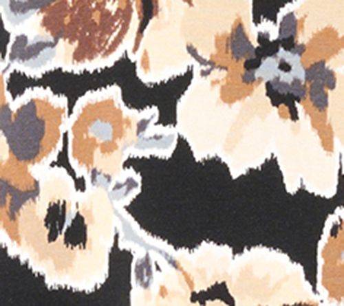 Denim & Co. Printed Favorite Jersey V-Neck Top — View 7