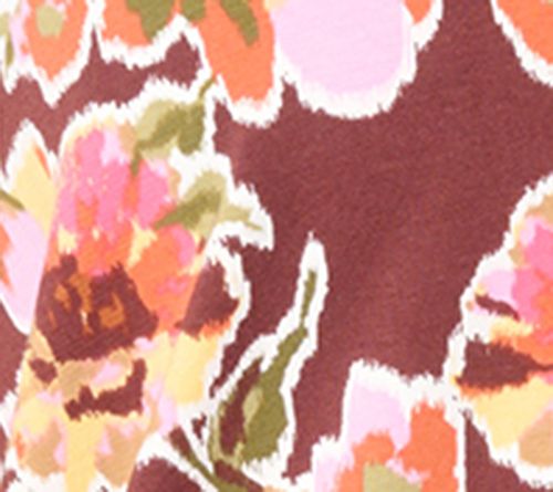 Denim & Co. Printed Favorite Jersey V-Neck Top — View 9