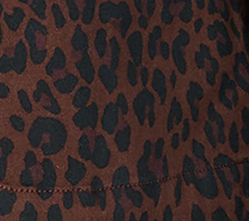 Denim & Co. Animal Print Button Front Twill Jacket with Pockets — View 8
