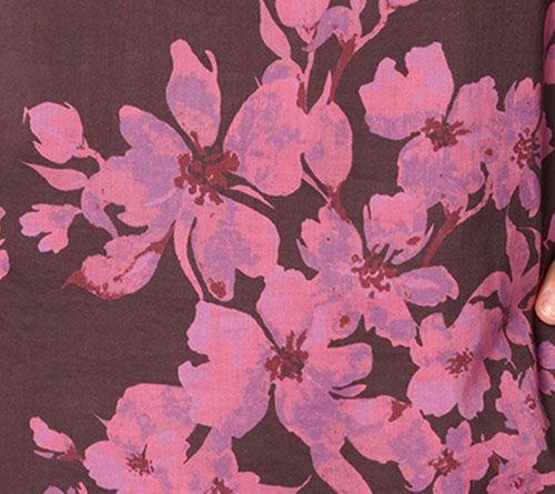 BEAUTIFUL by Lawrence Zarian Printed Mock Neck Blouse — View 9