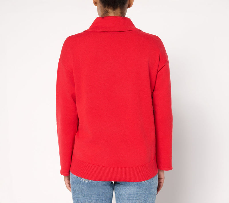 Me by Jennie Garth Miles Hi-Low Sweater — View 4