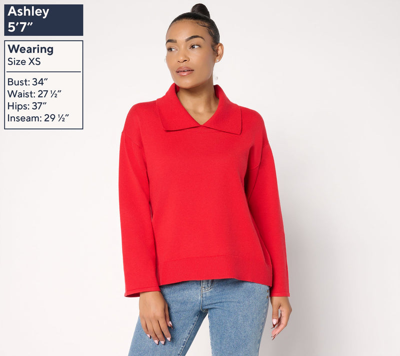Me by Jennie Garth Miles Hi-Low Sweater — View 3