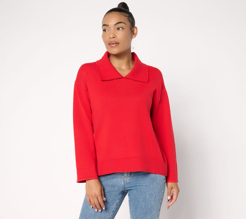 Me by Jennie Garth Miles Hi-Low Sweater — View 13