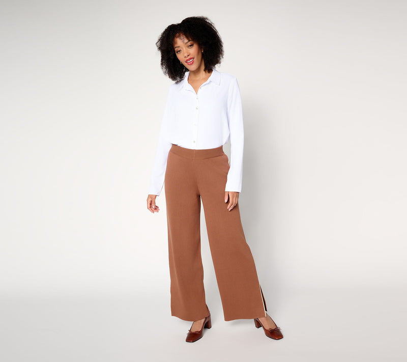 nicole by Nicole Miller Regular Sweater Knit Pull On Pants — View 8