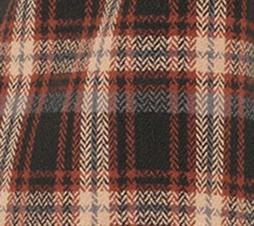 Peace Love World Brushed Flannel Plaid Jacket with Corduroy Collar — View 11