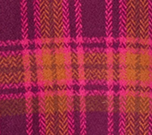 Peace Love World Brushed Flannel Plaid Jacket with Corduroy Collar — View 3