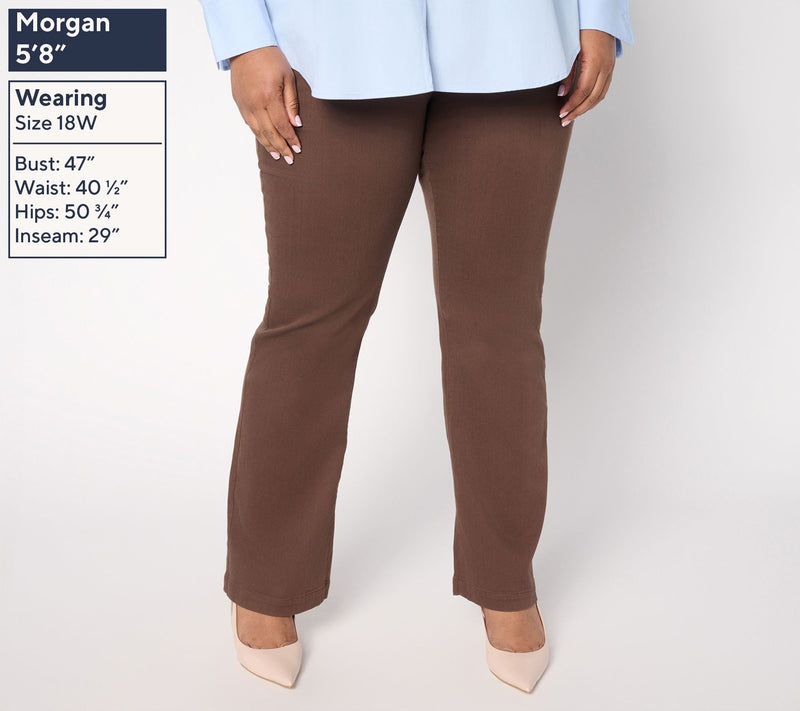 NYDJ Regular Sure Stretch High-Rise Barbara Bootcut Jeans - Regular — View 2