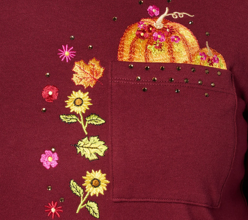 Quacker Factory Eek a Boo 3/4 Sleeve Top — View 6