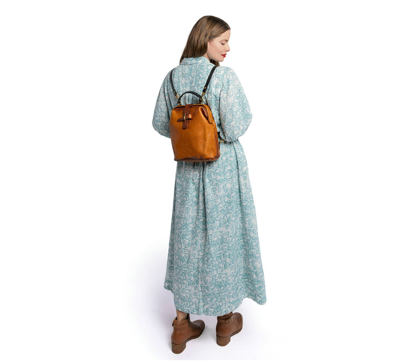 Old Trend Pamela Convertible Leather Backpack — View 5