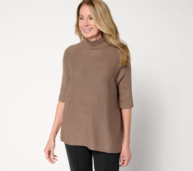 Joan Rivers Dolman Sleeve Turtleneck Sweater — View 11