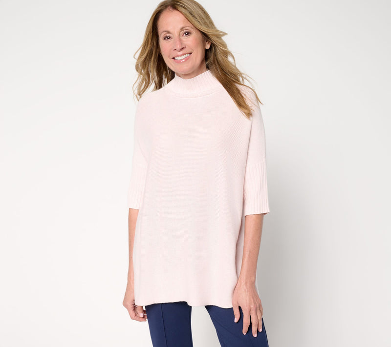 Joan Rivers Dolman Sleeve Turtleneck Sweater — View 12