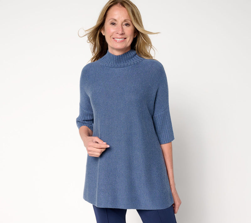 Joan Rivers Dolman Sleeve Turtleneck Sweater — View 13