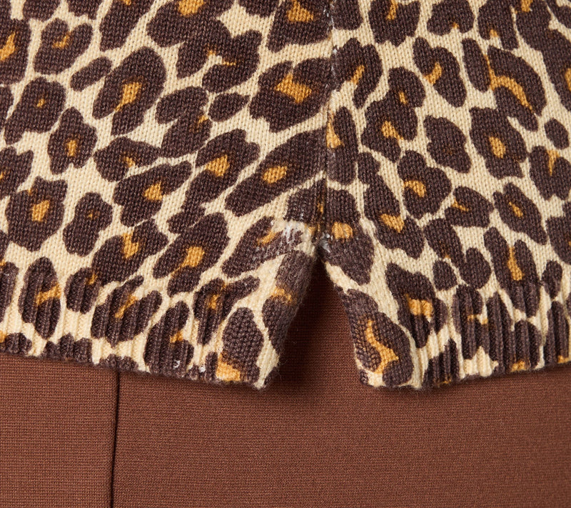 Joan Rivers Printed Leopard Sleeveless Sweater Tank — View 6