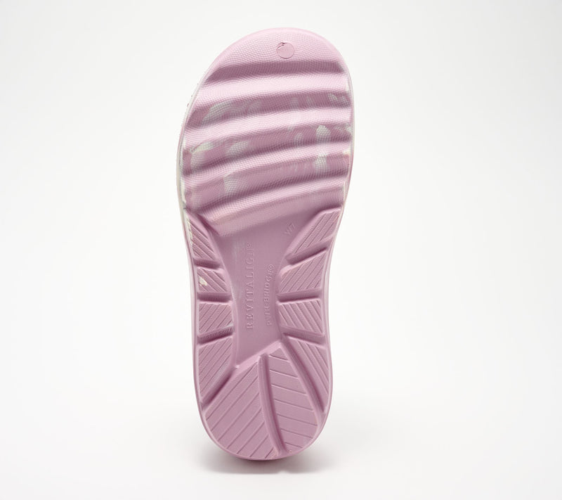 Revitalign Orthotic Recovery Clogs- Fusion Vitality Marble — View 5