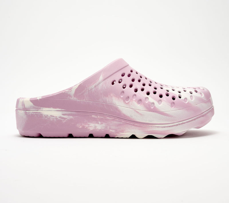 Revitalign Orthotic Recovery Clogs- Fusion Vitality Marble — View 2