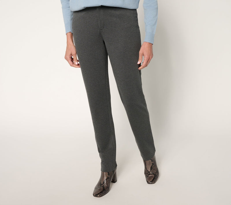 BEAUTIFUL by Lawrence Zarian Regular Silky Ponte Tailored Pant — View 3