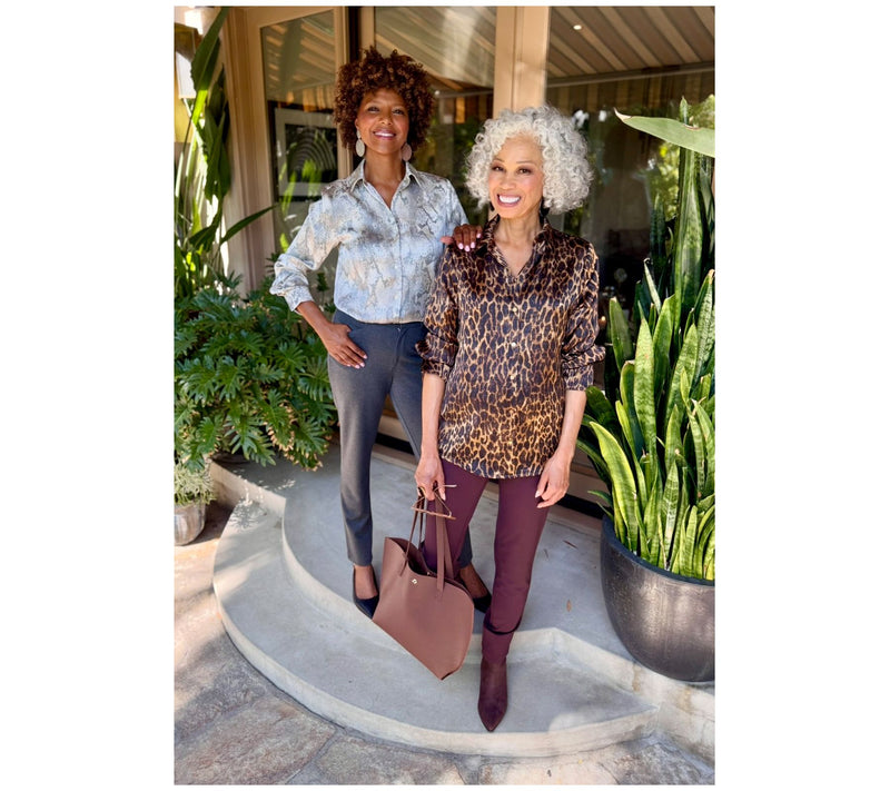 BEAUTIFUL by Lawrence Zarian Petite Silky Ponte Tailored Pant — View 16