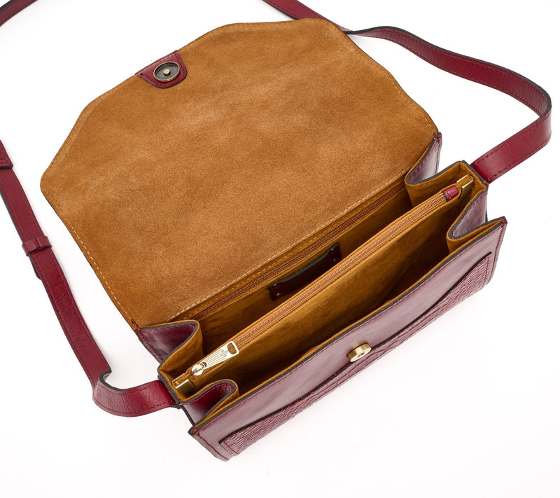 Patricia Nash Valsinni Leather Flap Crossbody — View 11