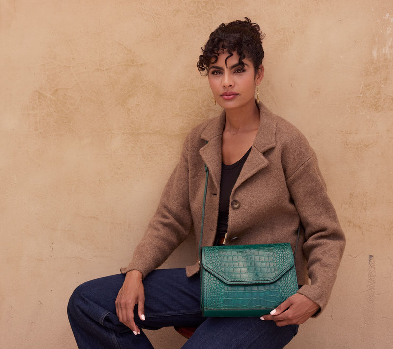 Patricia Nash Valsinni Leather Flap Crossbody — View 12
