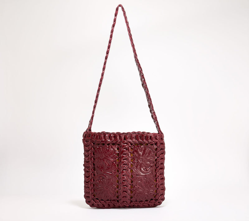 Patricia Nash Vaticci Leather Chainlink Crossbody — View 11