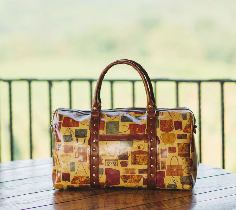 Patricia Nash Milano Leather Weekender — View 16