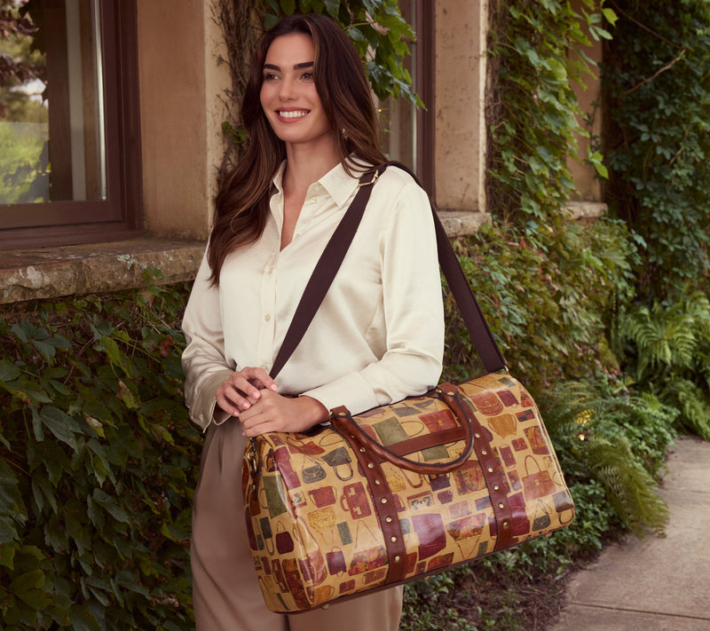 Patricia Nash Milano Leather Weekender — View 15