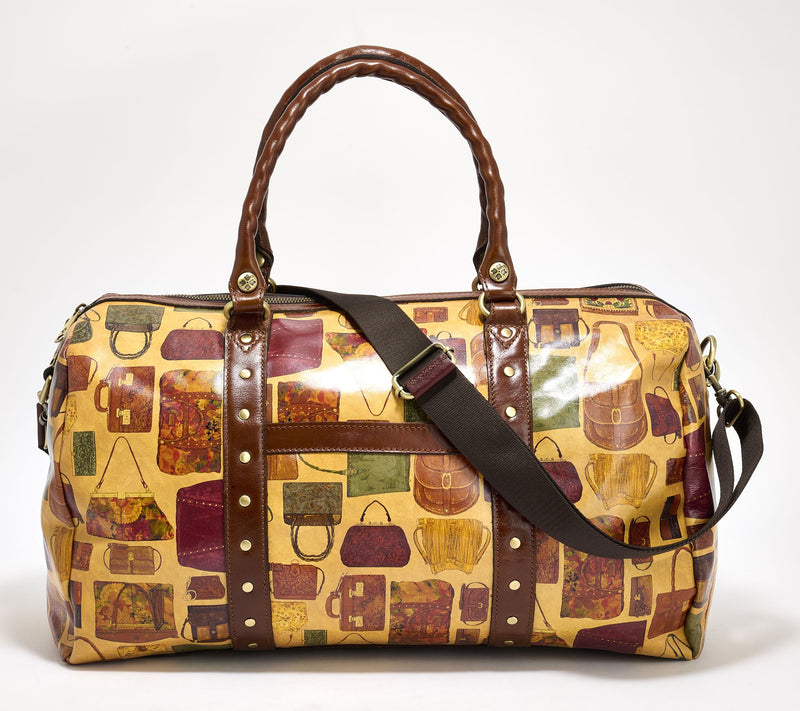Patricia Nash Milano Leather Weekender — View 9