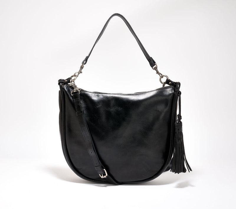 Patricia Nash Chiavari Leather Convertible Hobo — View 5
