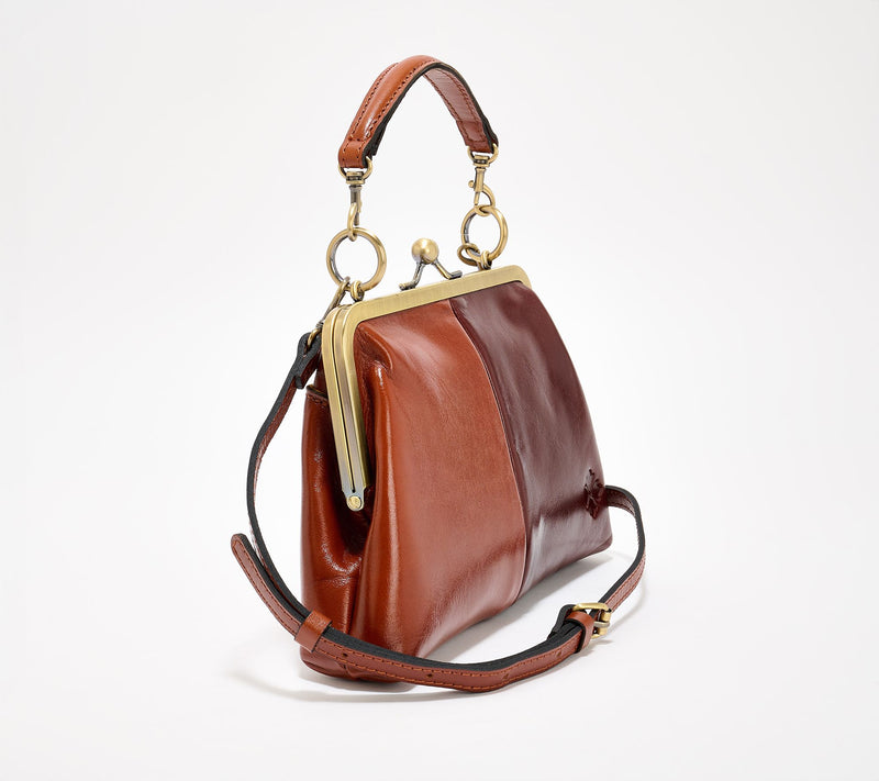 Patricia Nash Vione Leather Colorbock Frame Crossbody — View 2