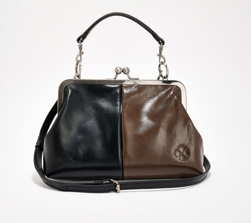 Patricia Nash Vione Leather Colorbock Frame Crossbody — View 12
